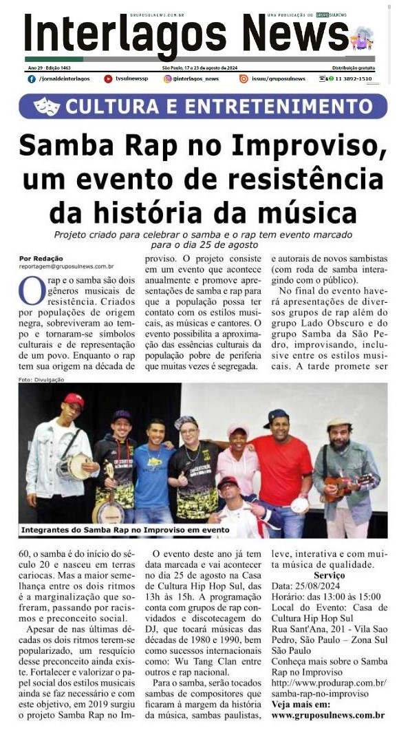 interlagos news_samba_rap_no_improviso